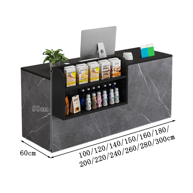 Compact and Simple Counter Cashier Front Desk Reception Desk
