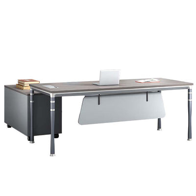 Simple Modern Boss Desk Supervisor Office with Computer Desk