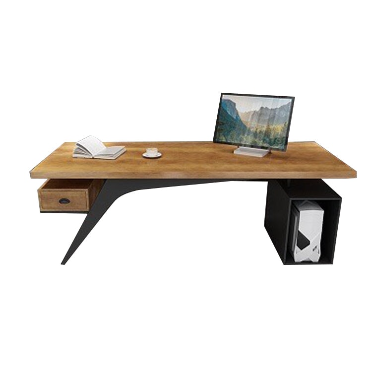 Solid Wood Computer Desk Creative Leisure Office Desk