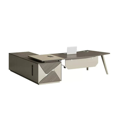 Simple Modern Boss Desk Supervisor Single Large Desk