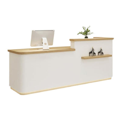 Simple Modern Small Bar Shop Small Corner Front Desk Table