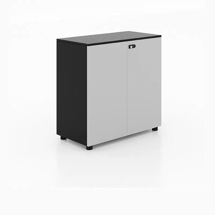 Wooden partitioned file cabinet with combination lock - Anzhap