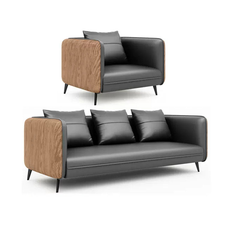 wood grain sofa coffee table - Anzhap